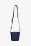 Gucci Blue Jumbo Monogram Leather Small Messenger Bag