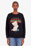 Gucci Black Cat Embroidery Sweatshirt Size XS
