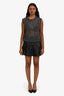 Bardot Black Vegan Leather Pleated Mini Skirt Size 4