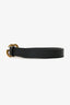 Gucci Black Leather GG Marmont Belt Size 75/30