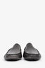 Prada Grey Croc-Embossed Leather Loafers Size 8 Men's