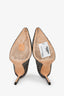 Jimmy Choo Blue Glitter Heels Size 38.5