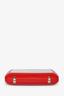Roger Vivier Red Lacquer White Croc Minaudière