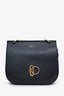 Mulberry Black Leather Amberley Satchel Crossbody Bag