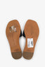 Bottega Veneta Black Leather Intrecciato Weave Slides Size 35.5