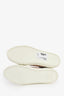 Louis Vuitton White Leather Monogram Crafty Sneakers Size 8.5
