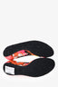 Jimmy Choo Orange Floral Scrunch Ballet Flat Size 41