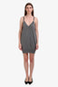 Erika Cavallini Semi Couture Grey Wool Cashmere Sweater Tank Dress Size L