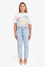 Lovers + Friends Blue Denim Light Straight Leg Jeans Size 30