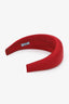 Prada Red Nylon Padded Headband