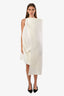 Rick Owens SS 2018 White Draped Dress Size 4