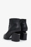 Alexander Wang Black Leather Gabi Ankle Boots Size 41
