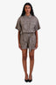 Frame Brown 'Arie' Romper Size XS