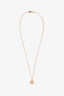 Roberto Coin 18K Yellow Gold Diamond Princess Flower Filigree Small Pendant Necklace