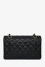 Pre-loved Chanel™ 2019 20 Black Caviar Leather Small Classic Double Flap GHW