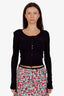 Lovers and Friends Black Sheer Cardigan Size S