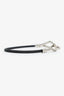 Hermès Black/Palladium Plated Clic H Bracelet