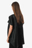 Pleats Please By Issey Miyake Black Pleated Short Sleeve Top Size 3