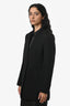 Jil Sander Black Wool Single Breasted Blazer Size 36