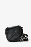 Givenchy Black Mini Pandora With Canvas Logo Crossbody Strap