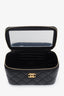 Pre-loved Chanel™ Black Lambskin CC Vanity Top Handle