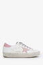 Golden Goose Pink/White Leather Sneakers Size 41 Mens
