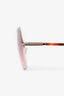 Tom Ford Pink/Gold Tones Round Frame Sunglasses