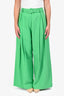 Farm Rio Green Belted Wide-Leg Pants Size L