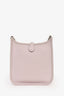 Hermès 2023 Mauve Pale Clemence Leather Mini Evelyne TPM 16 Crossbody