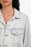 Off-White Light Wash Denim Jacket Estimated Size XS-S