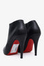 Christian Louboutin Black Leather Belle 100 Booties Size 38