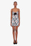 For Love and Lemons Black/Multicolour Lace Floral 'Greta' Mini Dress M