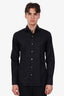 Tom Ford Black Cotton Button Down Shirt Size 39 Mens