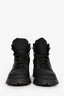 Prada Black Re Nylon Lace Up Combat Boots Size 37.5