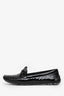 Prada Black Patent Bow Loafers Size 35