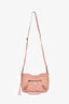 Balenciaga 2013 Pink Leather Motocross Crossbody Bag