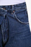 Agolde Dark Blue Denim Cross Waist Wide Leg Vana Jeans Size 29