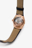 Omega 18K Sedna Gold Blue Aventurine Dial Constellation Co-Axial Master Chronometer 29mm Watch