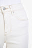 Veronica Beard Cream Denim 'Cameron' Mid-Rise Bootcut Jeans Size 25