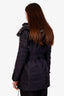 Doudoune matelassée à capuche en nylon noir Burberry taille 6