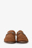 Gucci Brown Nubuck Leather 1953 Horsebit Loafers Size 9 Men's
