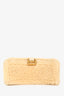 Balenciaga Cream Shearling Hourglass XS Top Handle with Strap