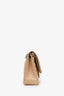 Pre-loved Chanel™ 2019 Beige Caviar Leather Medium Classic Double Flap