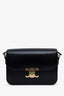 Celine Black Leather Classique Triomphe Bag