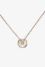 Cartier 18K Gold MOP Amulette de Pendant Necklace