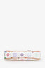 Louis Vuitton 2004 White/Multicolour Monogram Pochette Accessoires Shoulder Bag
