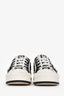 Christian Dior Black/White Canvas Sneakers Size 37.5