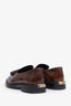 Burberry Brown Leather Tassel Loafers Size 36.5