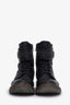 Brunello Cucinelli Black Leather Combat Boot Size 39