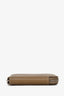 Hermès 2017 Etoupe Epsom Leather Zip Silk'In Wallet